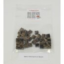 Mosaiksteine 20x20 mm Braun 1 geb.