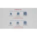 Mosaiksteine 10x10 mm Blau 1 ges.