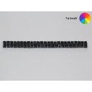 Borddüre 2 Reihen 1 farbig 10x10 mm Kante gesägt