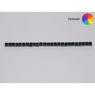 Borddüre 1 Reihe 1 farbig 15x15 mm Kante gesägt