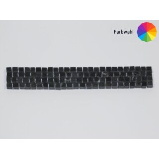 Borddüre 4 Reihen 1 farbig 15x15 mm Kante gesägt