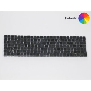 Borddüre 7 Reihen 1 farbig 15x15 mm Kante gesägt