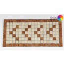 Richtungsspitzen Mosaiksteine 1x1 cm - Kanten gebrochen