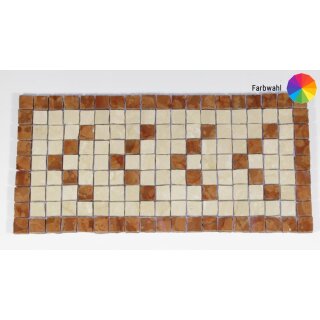 Richtungsspitzen Mosaiksteine 1x1 cm - Kanten gesägt