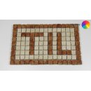 Wörter mit 3 Buchstaben - Mosaiksteine 2x2 cm -...
