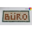 Wörter mit 4 Buchstaben - Mosaiksteine 1x1 cm -...