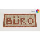 Wörter mit 4 Buchstaben - Mosaiksteine 1,5x1,5 cm -...