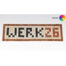 Wörter mit 6 Buchstaben - Mosaiksteine 2x2 cm -...