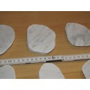 CARRARA - Malplatten - oval 3-10 x 1 cm