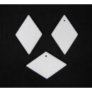 THASSOS - Malplatten - Raute mittel ca. 10,5x7,0x1 cm, Obf. geschliffen