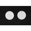 THASSOS - Malplatten - rund ca. 6,1x1 cm, Obf. geschliffen