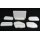 THASSOS Plattenhalter f. Malplatten 15x10 x1 cm, hochkant mit 1 Licht