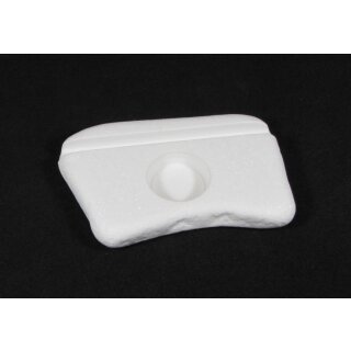 THASSOS Plattenhalter f. Malplatten 15x10 x1 cm, quer m. 1 Licht