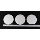 THASSOS - Malplatten - rund ca. 9,5x1 cm, Obf. geschliffen