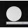 THASSOS - Malplatten - rund ca. 9,5x1 cm, Obf. geschliffen
