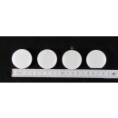 THASSOS - Malplatten - rund ca. 3,9x1 cm, Obf. geschliffen