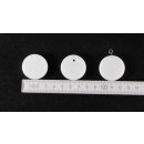 THASSOS - Malplatten - rund ca. 3,1x1 cm, Obf. geschliffen