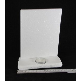 THASSOS Plattenhalter f. Malplatten 20x15x1 cm, hochkant m. 1 Licht