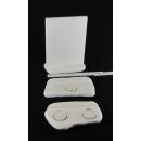 THASSOS Plattenhalter f. Malplatten 20x15x1 cm, hochkant m. 1 Licht