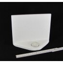 THASSOS Plattenhalter f. Malplatten 20x15 x1 cm, quer m. 1 Licht