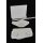 THASSOS Plattenhalter f. Malplatten 20x15 x1 cm, quer m. 1 Licht